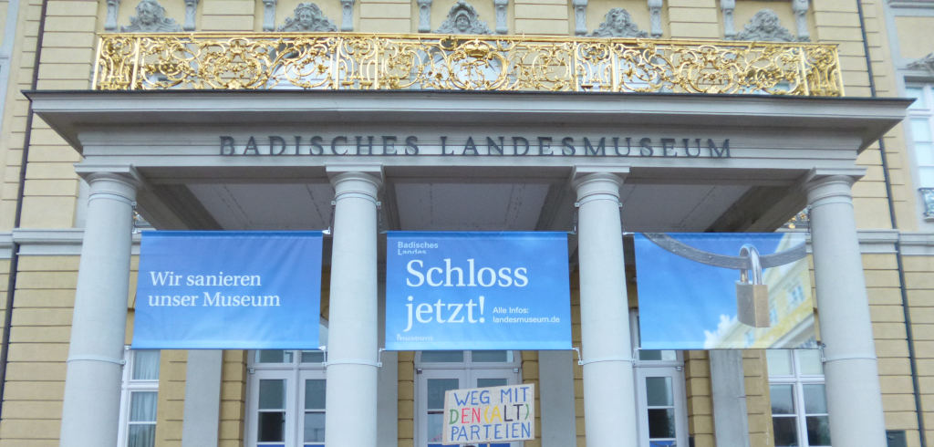 Plakat Weg mit den Parteien